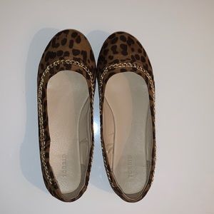Torrid Size 12 FLAT Animal print with gold chain